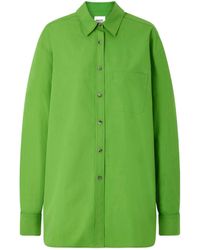 KHAITE - Front Pocket Long-Sleeve Shirt - Lyst