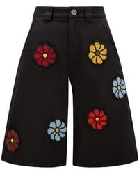 Moncler - X Jw Anderson Floral Detailed Shorts - Lyst