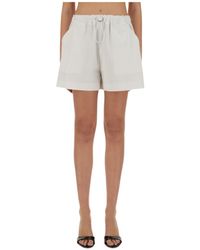 Moschino - Elastic Waist Shorts - Lyst
