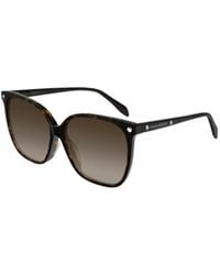 McQueen - Logo Details Sunglasses - Lyst