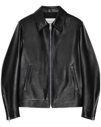 Givenchy - Zip-Up Leather Biker Jacket - Lyst