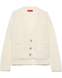 MAX&Co. - Linen Blend Knit Cardigan - Lyst