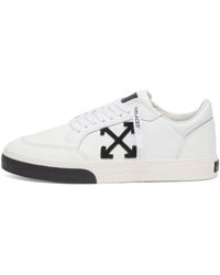 Off-White c/o Virgil Abloh - New Low Vulcanized Lace-Up Sneakers - Lyst