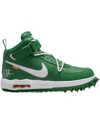 NIKE X OFF-WHITE - Off- X Air Force 1 Mid Sp Lthr Sneakers - Lyst