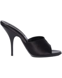 Miu Miu - Round-Toe High-Heeled Sandals - Lyst