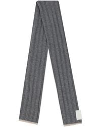Brunello Cucinelli - Rib Knitted Scarf - Lyst