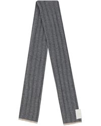 Brunello Cucinelli - Rib Knitted Scarf - Lyst