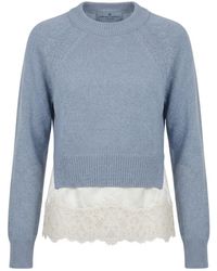 Ermanno Scervino - Round Neck Sweater - Lyst