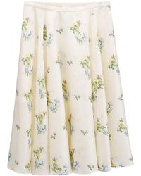 Dior - Mid-Length Flared Skirt - Lyst