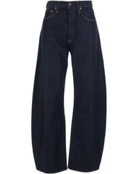 Agolde - Luna Button-Fastening Jeans - Lyst