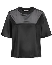 Peserico - Satin Short-Sleeve T-Shirt - Lyst
