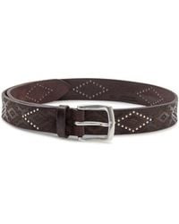 Orciani - Studded Pattern Belt - Lyst