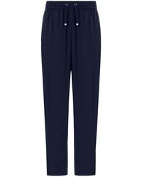 Herno - Lightweight Drawstring Cropped Trousers - Lyst