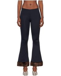Conner Ives - Faux Mink Fringed Casual Pants - Lyst