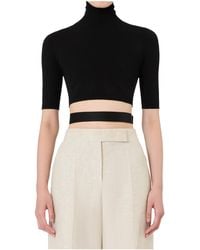 Max Mara - Canale High Neck Knitted Jumper - Lyst