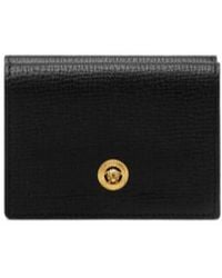 Versace - Medusa-Plaque Tri-Fold Wallet - Lyst