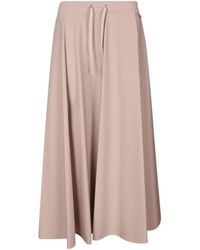 Herno - Drawstring Flared Skirt - Lyst