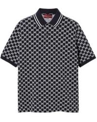Gucci - Gg Jacquard Cotton Piquet Polo Shirt - Lyst
