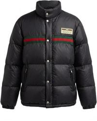 Gucci - Logo-Patch Padded Jacket - Lyst