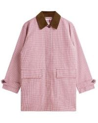 Tommy Hilfiger - Water Repellent Check Oversized 2-In-1 Coat - Lyst