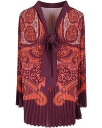 La DoubleJ - La Doublej Twirling Tunic Pleated Top - Lyst