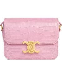 Celine - Teen Triomphe Flap Shoulder Bag - Lyst