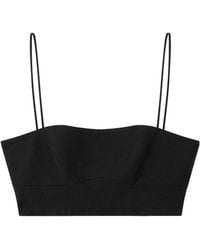 Gabriela Hearst - Blazie Cropped Linen Top - Lyst