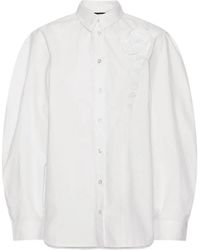 ROTATE BIRGER CHRISTENSEN - Oversized 3D Floral Shirt - Lyst