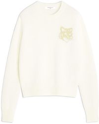 Maison Kitsuné - Maison Kitsuné Fox Head Intarsia Regular Jumper - Lyst