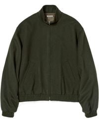 AURALEE - Baby Camel Flannel Zip Blouson - Lyst