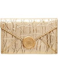 Dries Van Noten - Crocodile-Patterned Leather Wallet - Lyst