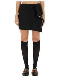 Moschino - Logo Printed Skirt - Lyst