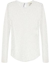 Isabel Marant - Toyela Lace Crewneck Top - Lyst