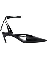 The Attico - Diane 55 Leather Slingback High-Heeled Sandals - Lyst
