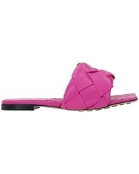 Bottega Veneta - The Lido Flat Sandals - Lyst
