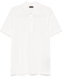 Tom Ford - Logo Embroidered Short-Sleeved Polo Shirt - Lyst