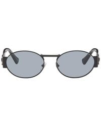 Versace - Oval Frame Sunglasses - Lyst