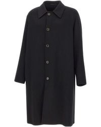 MM6 by Maison Margiela - Oversized Single-Breasted Coat - Lyst