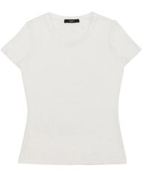 Weekend by Maxmara - T-Shirt With Round Neck And Short Sleeves - Lyst