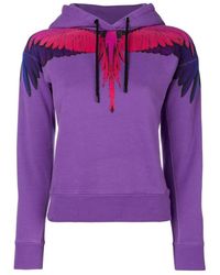 Marcelo Burlon - Wings Printed Hooded Sweater - Lyst