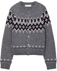 DUNST - Long-Sleeved Crew-Neck Knit Top - Lyst