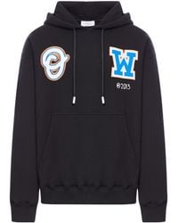 Off-White c/o Virgil Abloh - Wiz Patch Skate Drawstring Hoodie - Lyst