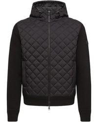 Moncler - Logo Patch Hooded Sweatshirt - Lyst