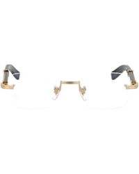 Cartier - Rectangular Frame Glasses - Lyst