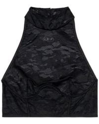 DIESEL - Marcia Utlt Lace Halterneck Bra - Lyst