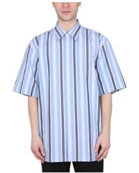 Dries Van Noten - Short-Sleeved Striped Shirt - Lyst