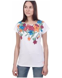 EA7 - Printed T-Shirt - Lyst