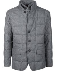 Fay - Double Front Quilted Down Jacket - Lyst