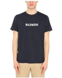 Aspesi - Silenzio Logo Print T-Shirt - Lyst