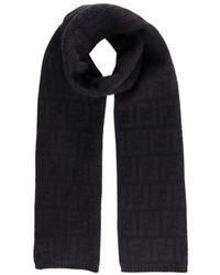 Fendi - Monogram-Pattern Scarf - Lyst